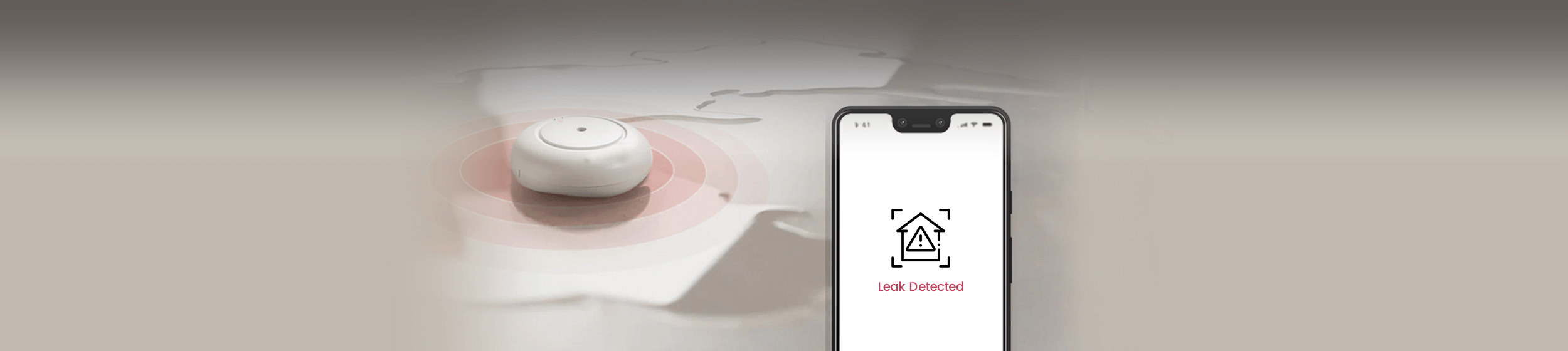 Banner-Smart Water Leak Detection and Flood Prevention System of Homes & Buildings for US-Based Home Automation Company