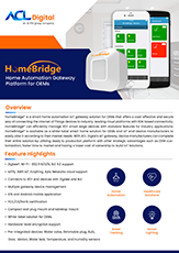 ACL Digital: HomeBridge Home Automation