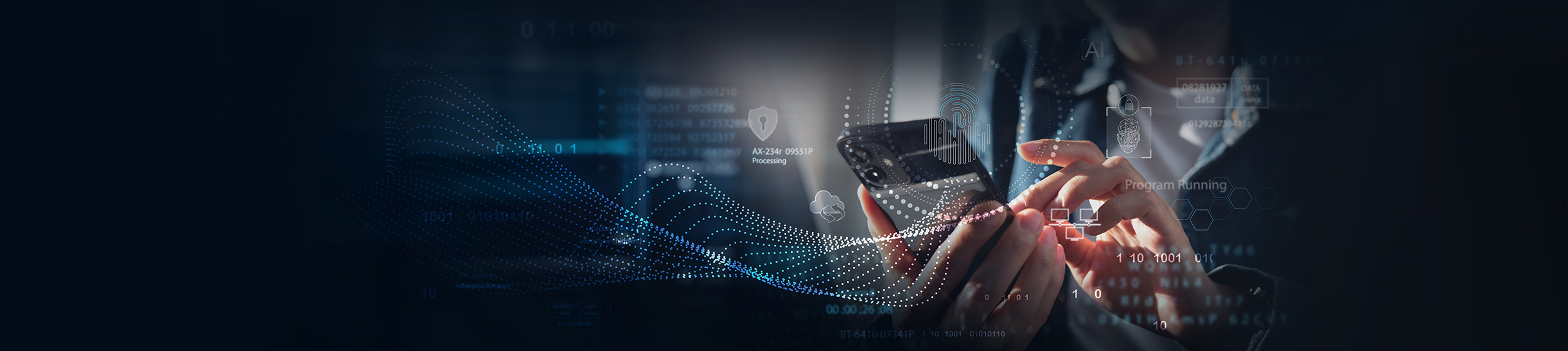 Blockchain Integration in Mobile Technology Banner