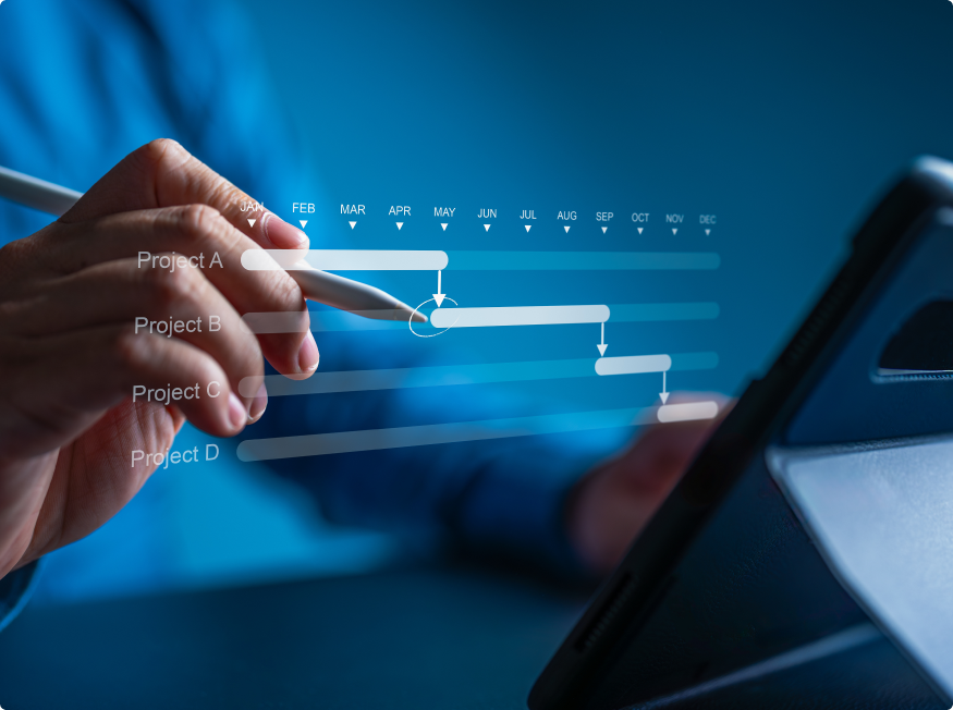 Minimized impact on the internal resources