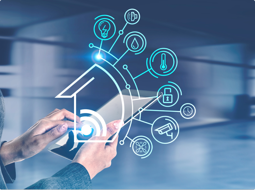 Benefits Smart Home Security Control Panel with Connected App​
