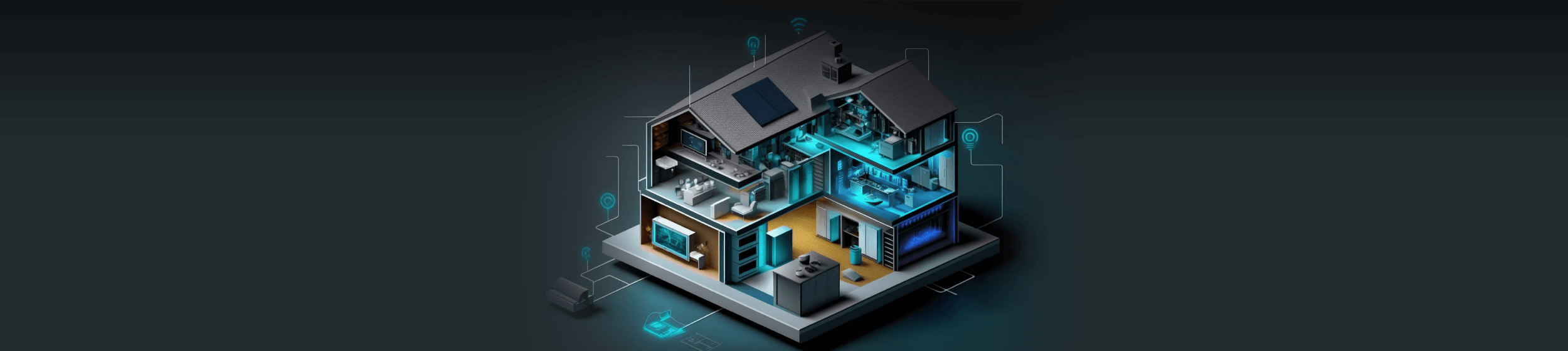 Z Wave Based Connected Home Security Banner