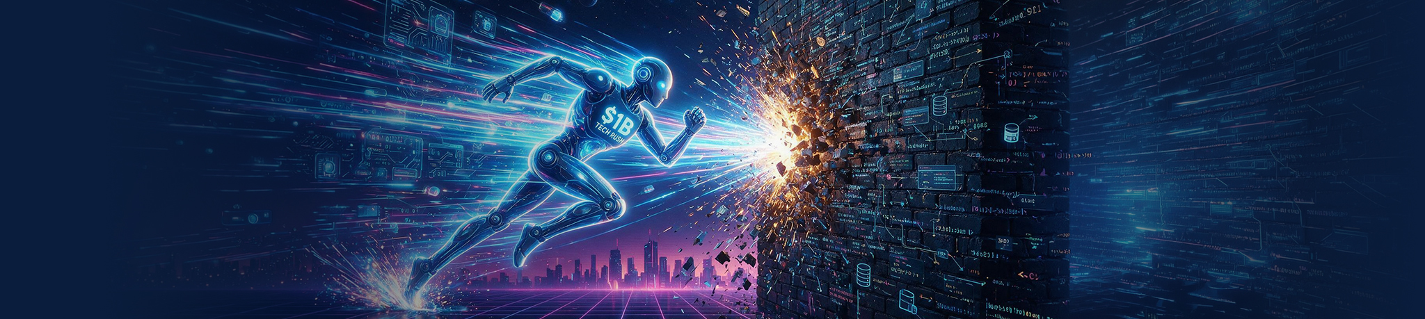 AI digital agents transforming raw data fragments into gold metrics